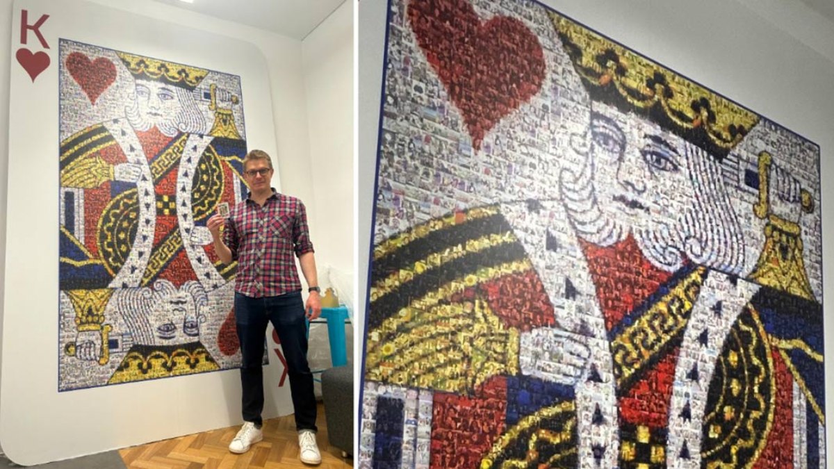 Dünyanın en büyük oyun kartı, Guinness Rekorlar Kitabı’na girdi