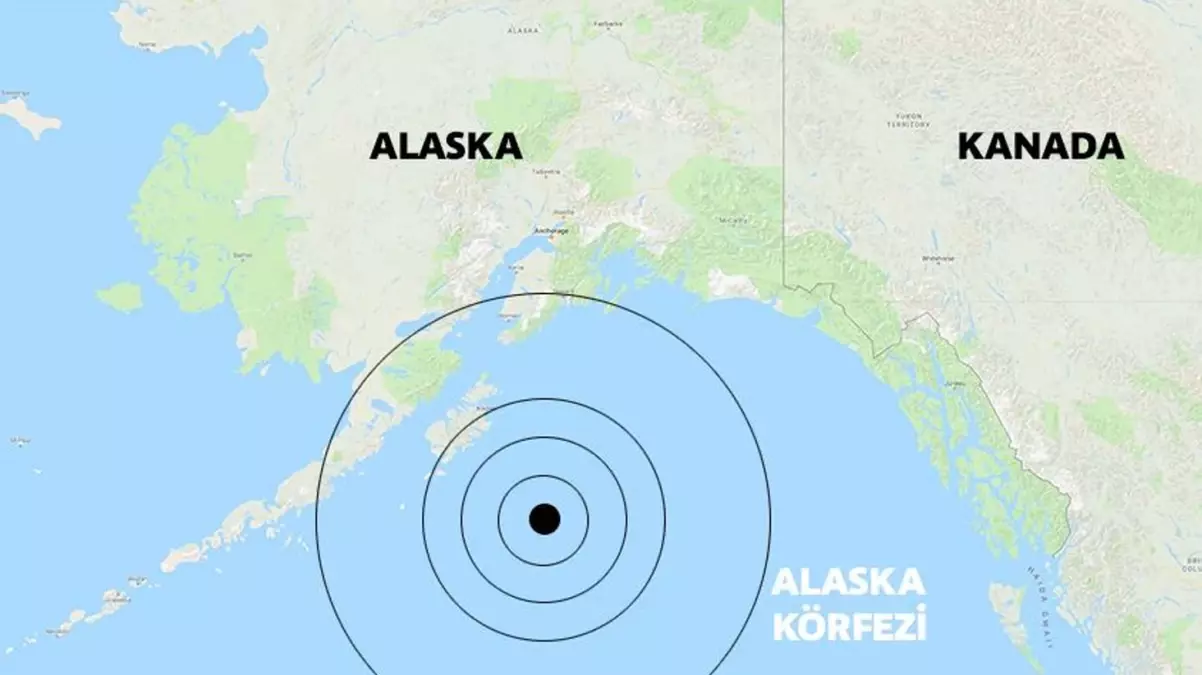 Alaska’da 6,3 Büyüklüğünde Deprem