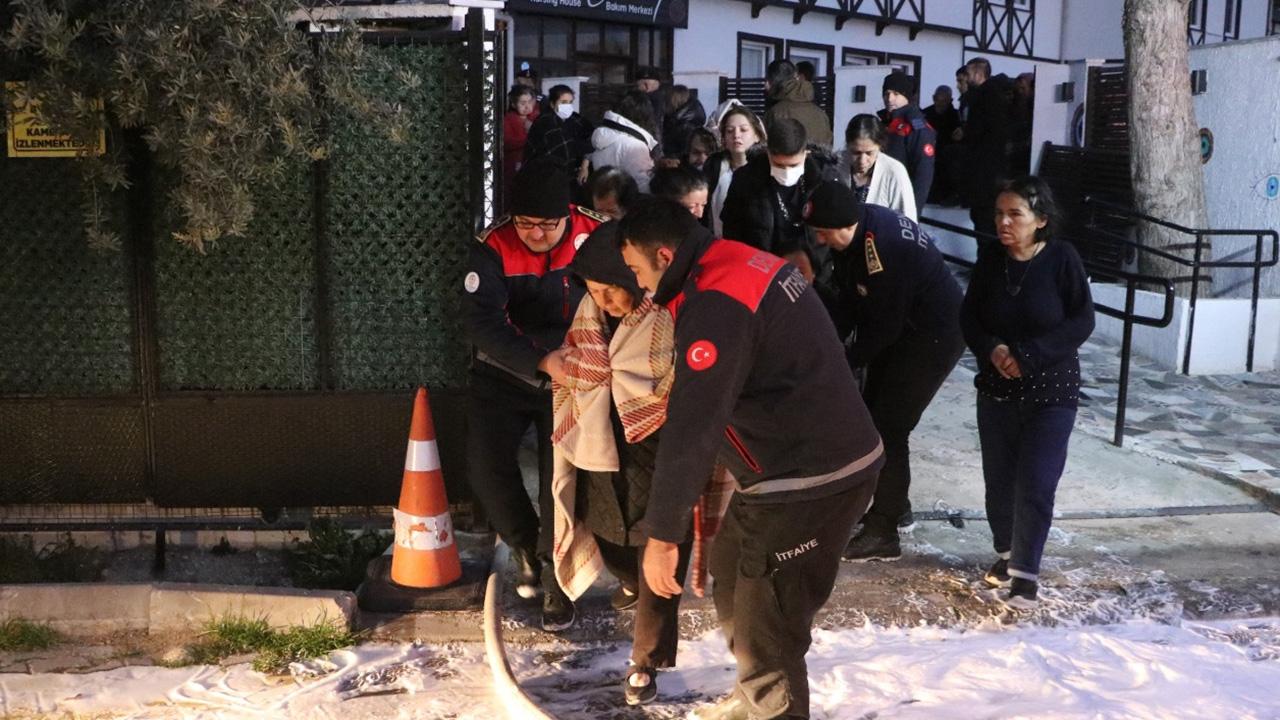 Denizli’de engelli bakım merkezinde yangın