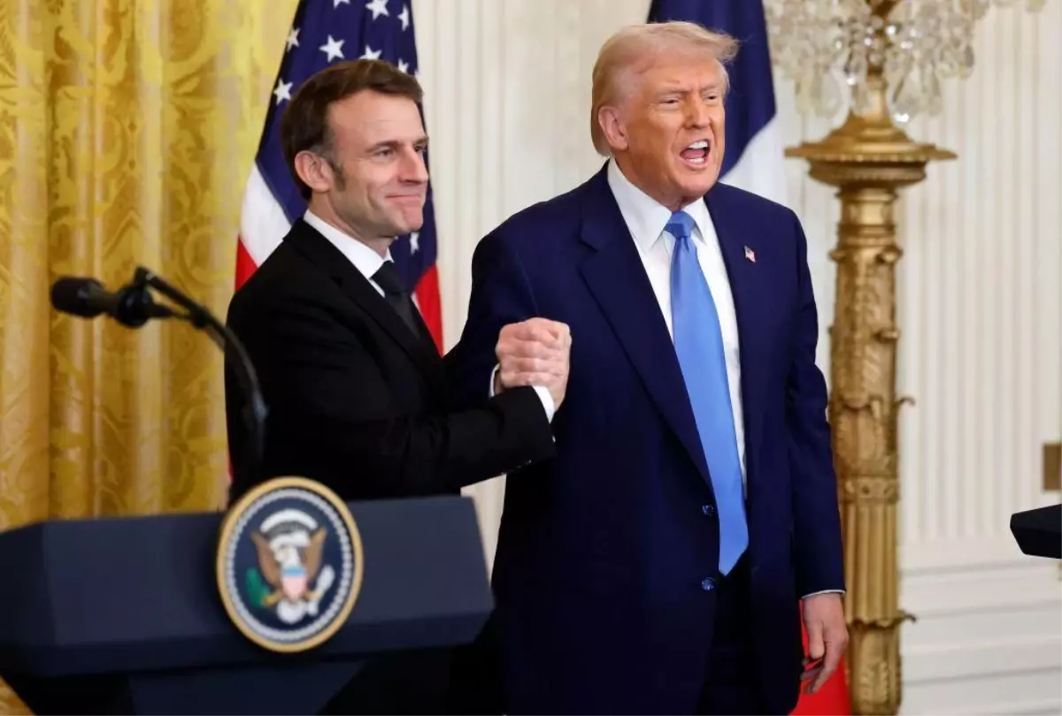 Macron ve Trump’tan Ukrayna Üzerine Görüş Ayrılıkları